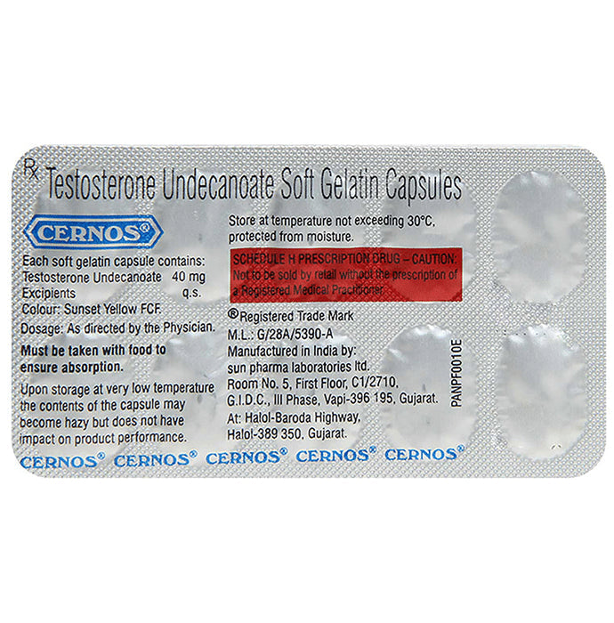 Cernos Soft Gelatin Capsule - Classic Derma