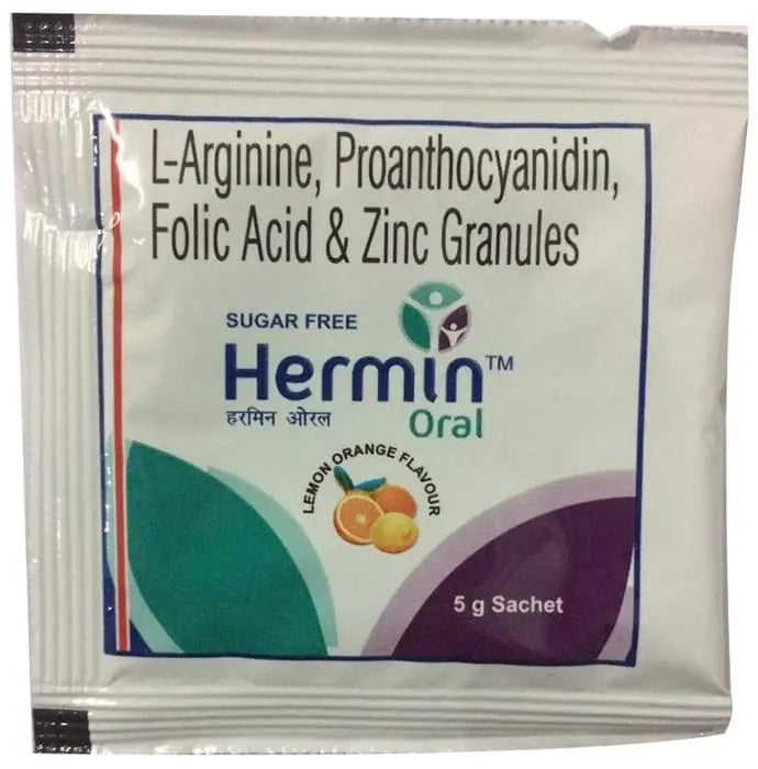 Hermin Lemon Orange Sugar Free Oral Sachet - Classic Derma