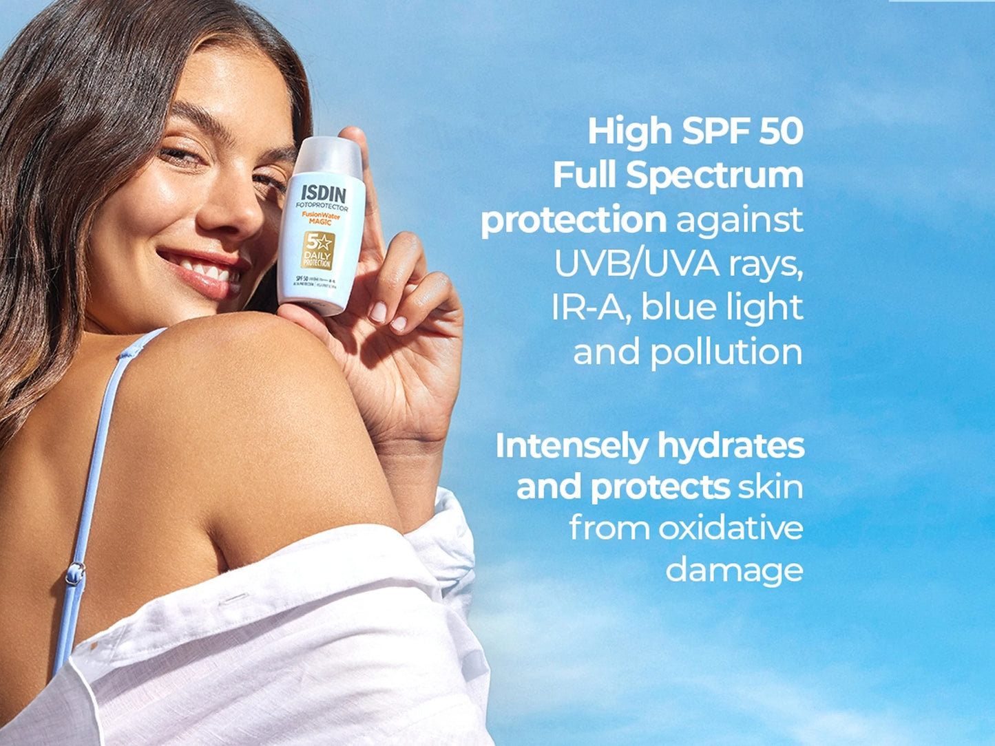 ISDIN Fotoprotector Fusion Water SPF 50 1.7 Fl Oz | 50 ml