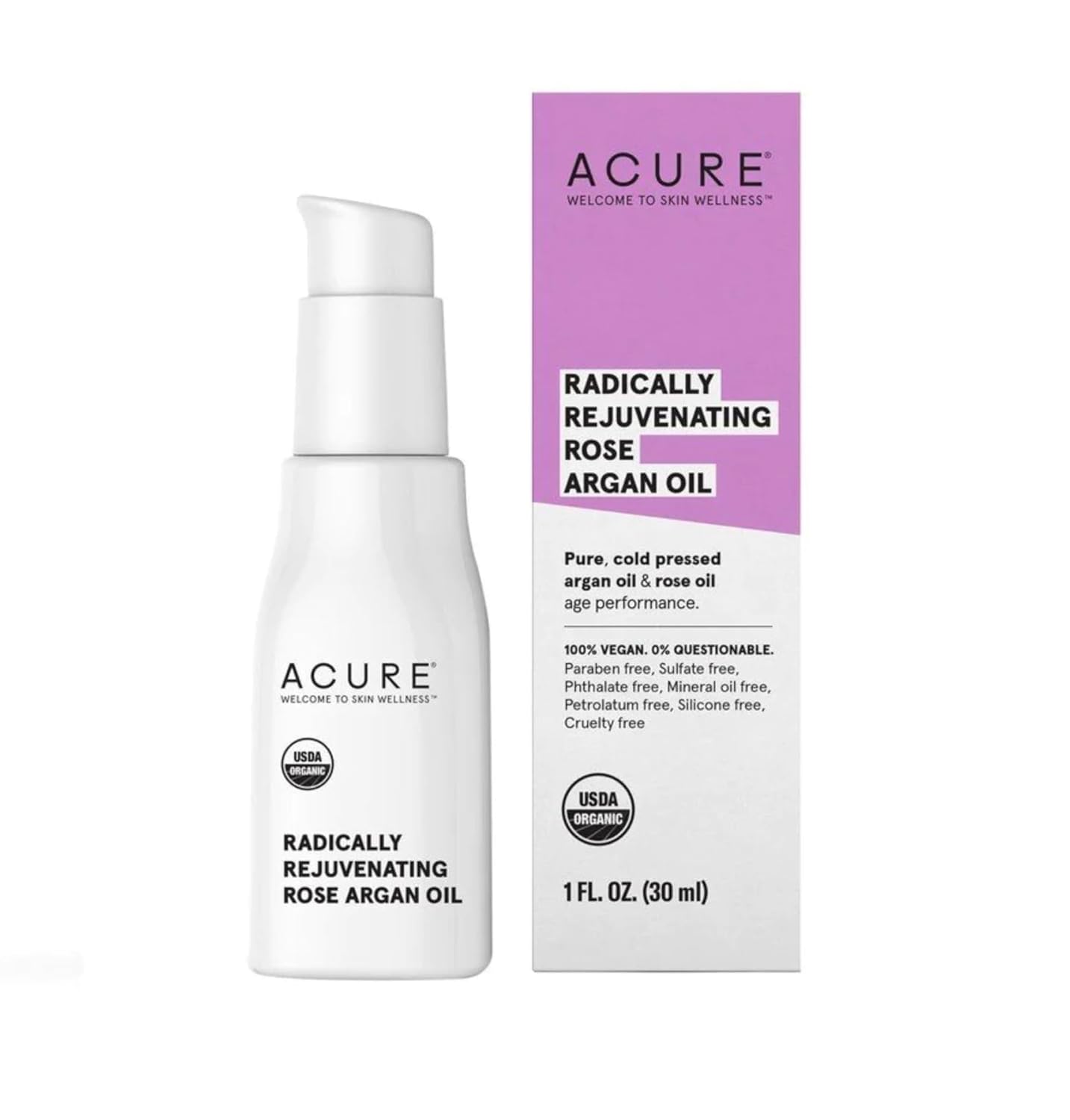 ACURE Radically Rejuvenating Rose Argan Oil - Classic Derma
