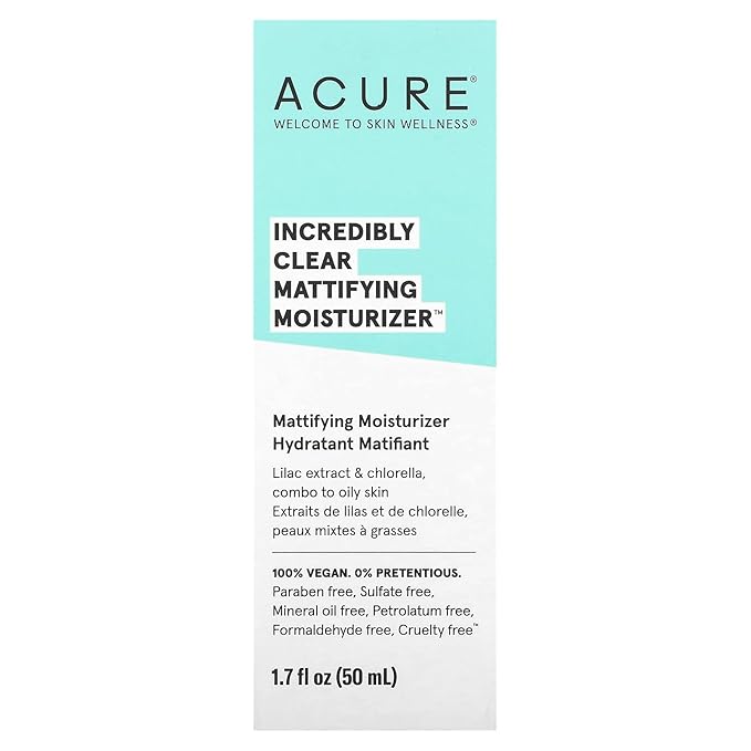 ACURE Incredibly Clear Mattifying Moisturizer