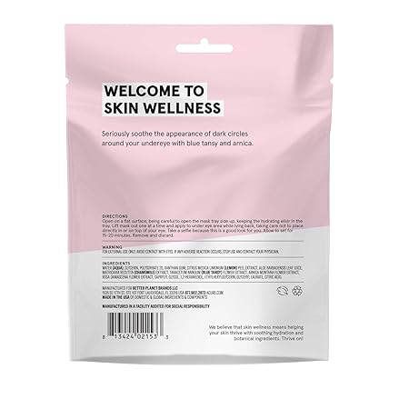 ACURE Seriously Soothing Under Eye Hydrogels | 100% Vegan | For Dry to Sensitive Skin