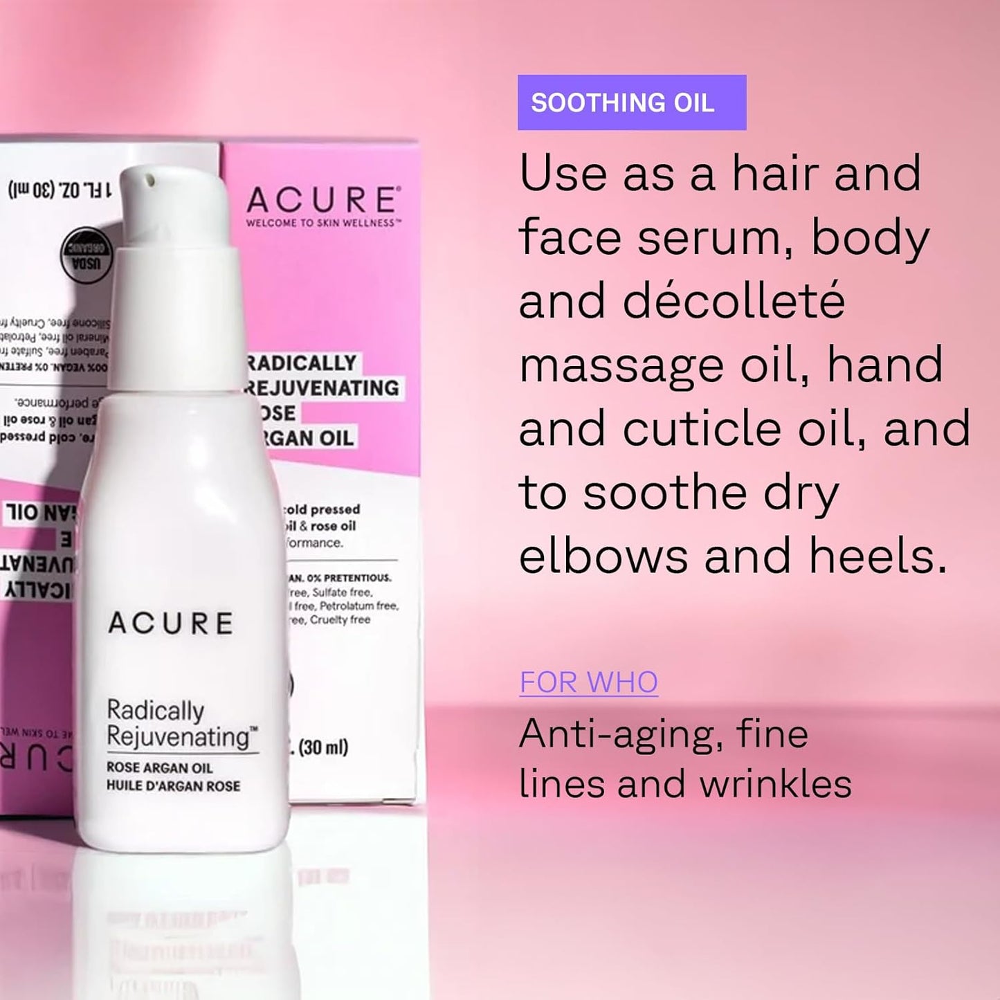 ACURE Radically Rejuvenating Rose Argan Oil