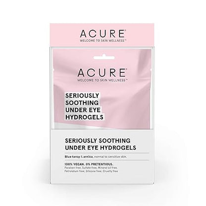ACURE Seriously Soothing Under Eye Hydrogels | 100% Vegan | For Dry to Sensitive Skin