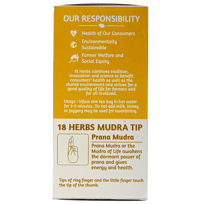 18 Herbs Organics Indian Turmeric Tea Bag (1.5gm Each)