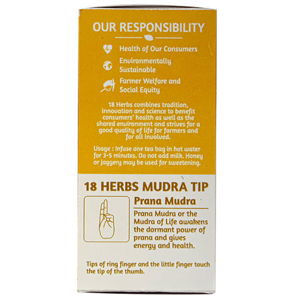 18 Herbs Organics Indian Turmeric Tea Bag (1.5gm Each)