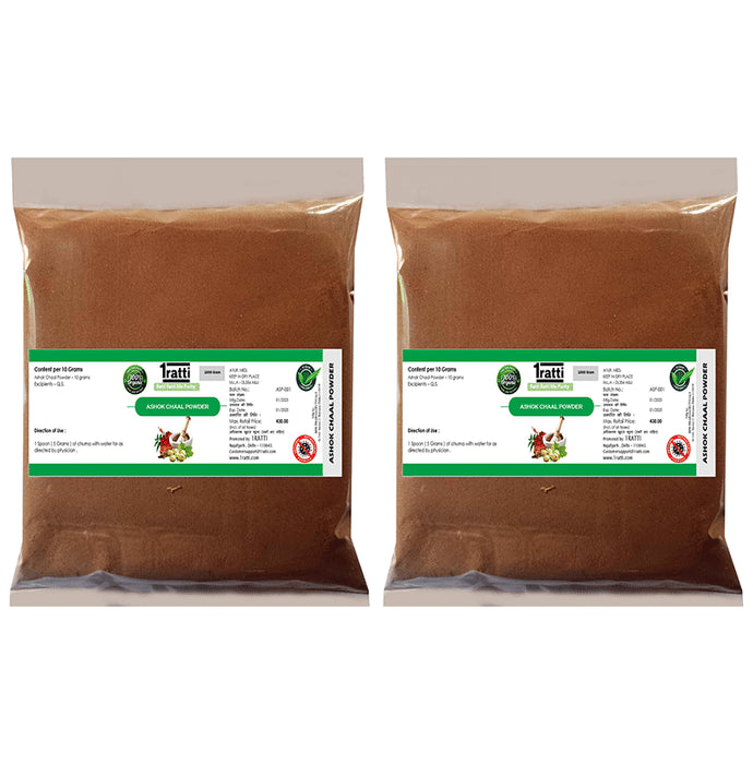 1ratti Ashok Chaal Powder (1000gm Each) - Classic Derma