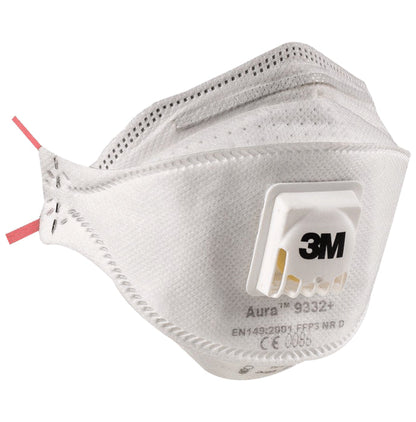 3M 9332+ Aura Disposable Respirator Mask White