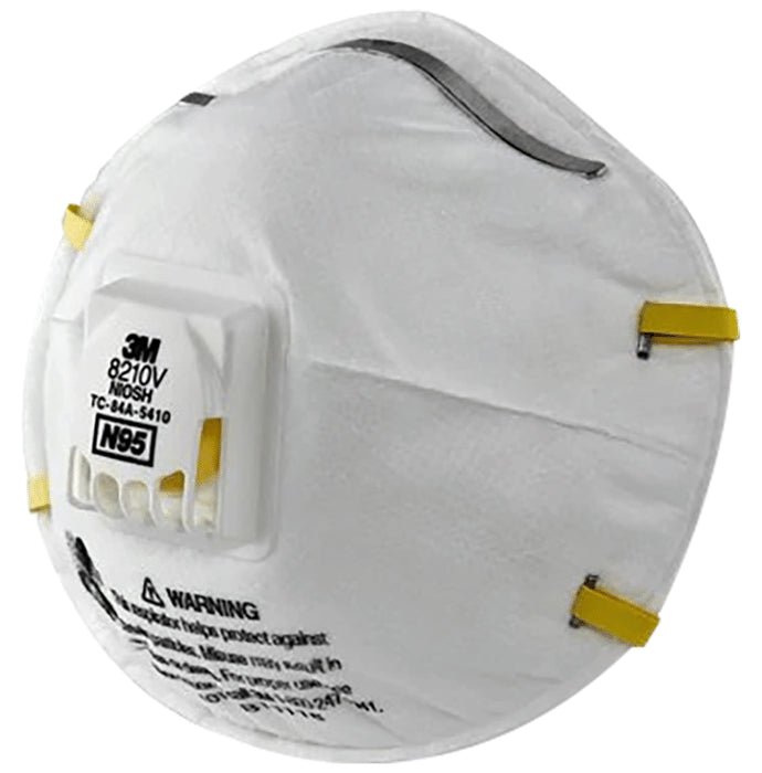 3M N95 8210V Particulate Respirator Mask White