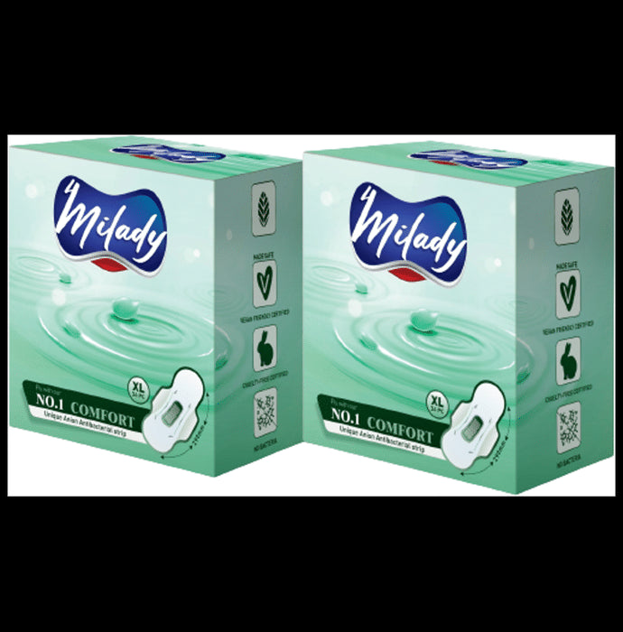 4Milady Comfort Sanitary Pads (34 Each) XL - Classic Derma