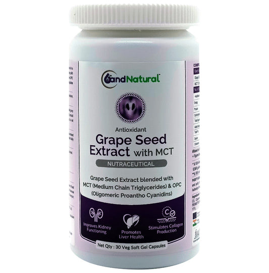 6th and Natural Grape Seed Extract with MCT Veg Softgel Capsule - Classic Derma