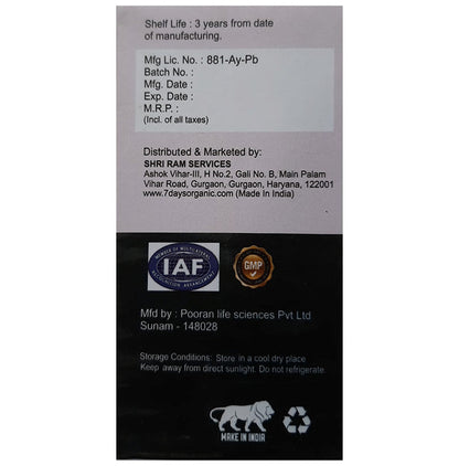 7Days Fat Burner Advanced Formula 500mg Capsule