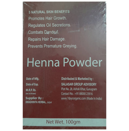7Days Henna Powder