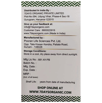 7Days Whole Food Multi-Vitamin Veg Capsule for Men & Women