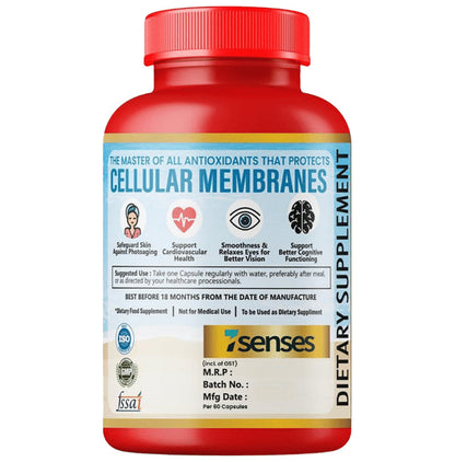 7Senses Astaxanthin 4mg Vegetarian Capsule (60 Each)