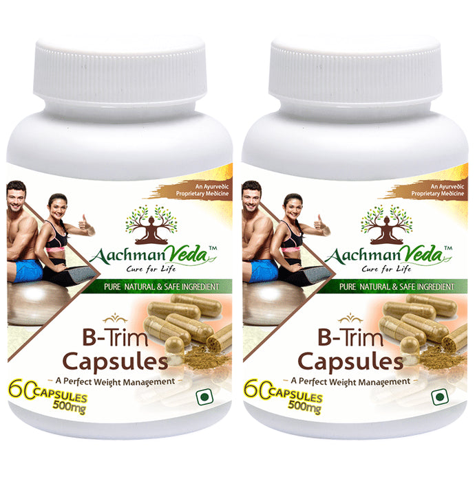 Aachman Veda A Perfect Weight Management B-Trim 500mg Capsule (60 Each) - Classic Derma