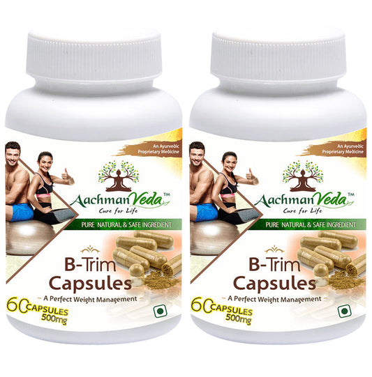 Aachman Veda A Perfect Weight Management B-Trim 500mg Capsule (60 Each) - Classic Derma