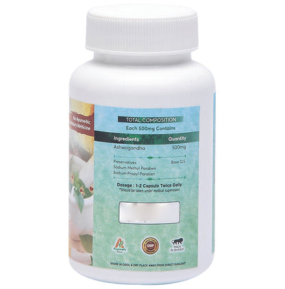 Aachman Veda Ashwagandha Capsule 500mg for Overall Strength (60 Each)