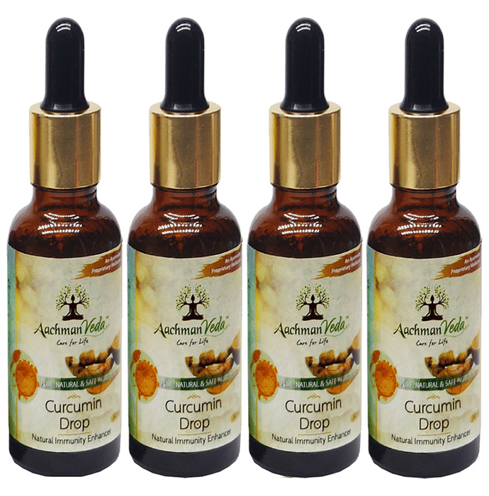 Aachman Veda Curcumin Drop Natural Immunity Enhancer (30ml Each)