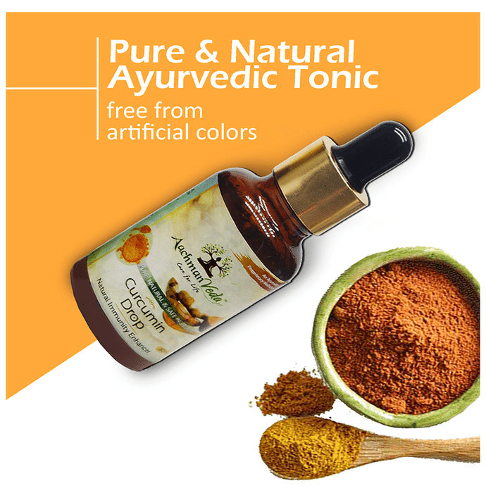 Aachman Veda Curcumin Drop Natural Immunity Enhancer (30ml Each)