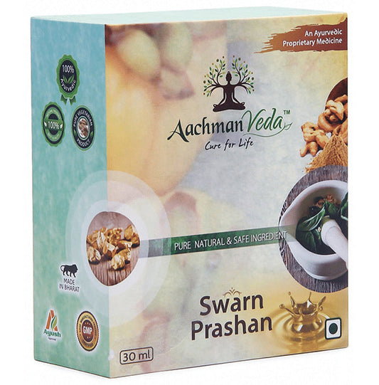 Aachman Veda Swarn Prashan Ayurvedic Immunity Booster for Children - Classic Derma
