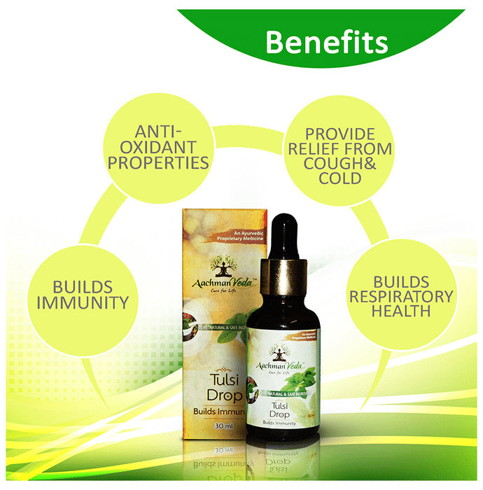 Aachman Veda Tulsi Drop Builds Immunity (30ml Each)