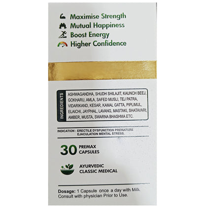 Aadiyogi Herbals Premax Gold Capsule (30 Each)