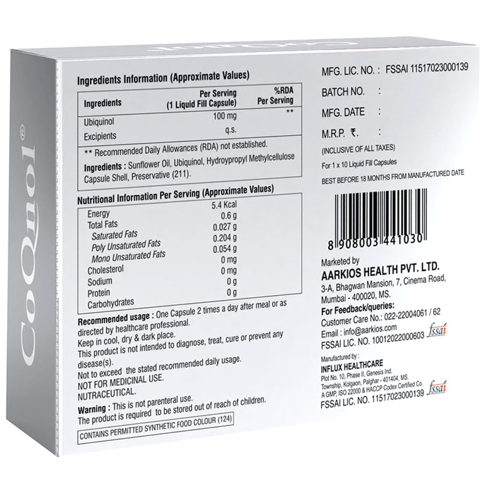 Aarkios CoQnol Capsule (10 Each)