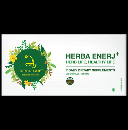 Aavaaram Herba Enerj+ Veg Capsule - Classic Derma