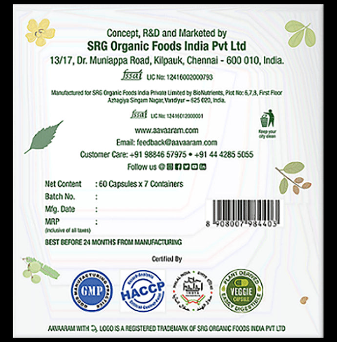 Aavaaram Herba Enerj+ Veg Capsule