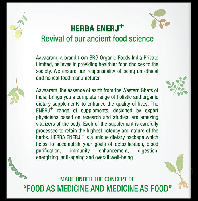 Aavaaram Herba Enerj+ Veg Capsule