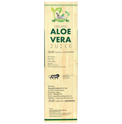 Aayulife Organic Aloe Vera Juice