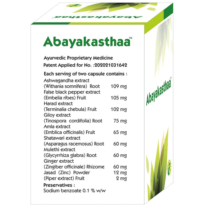 Abayakasthaa Natural Immunity Booster Capsule
