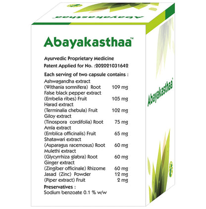 Abayakasthaa Natural Immunity Booster Capsule