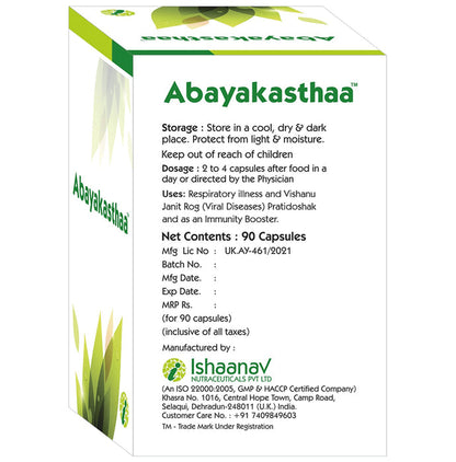 Abayakasthaa Natural Immunity Booster Capsule