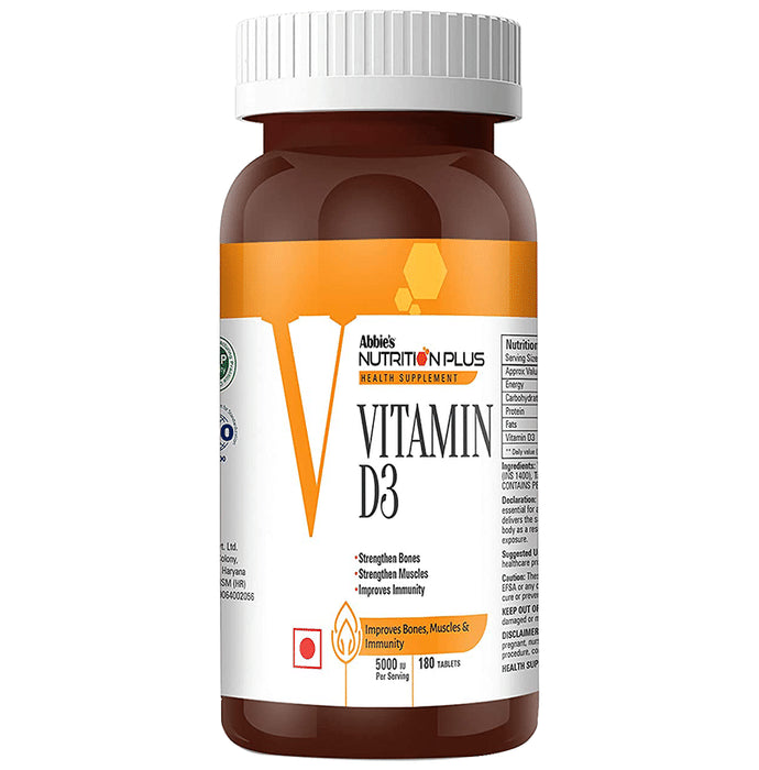 Abbie's Nutrition Plus Health Supplement Vitamin D3 Tablet - Classic Derma