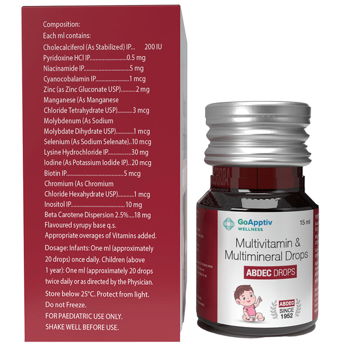 ABDEC Drops (15ml Each)