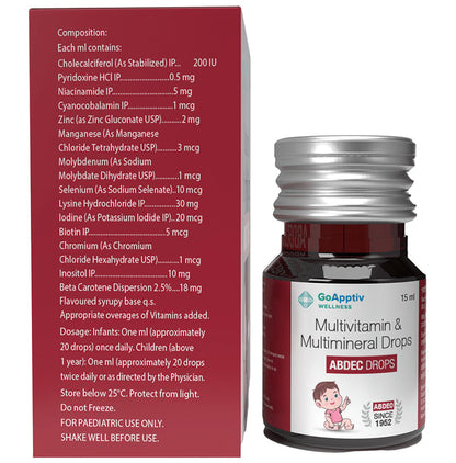 ABDEC Drops (15ml Each)