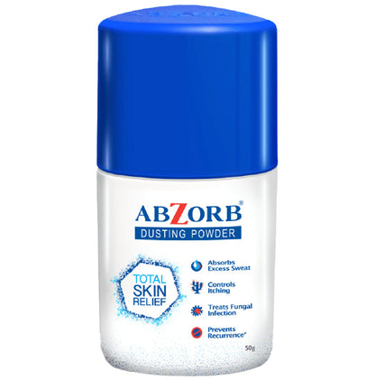 Abzorb Anti Fungal Dusting Powder | Absorbs Excess Sweat | Controls Itching | Derma Care | Manages Fungal Infections
