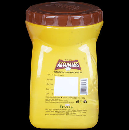 Accumass Combo of Accumass Weight Gain Granules 525gm & Capsule 60