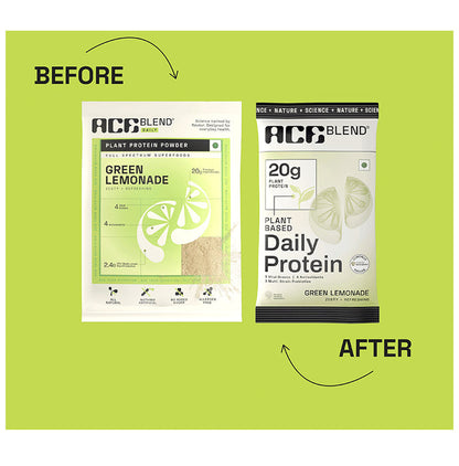 Ace Blend Plant Based Daily Protein Green Lemonade