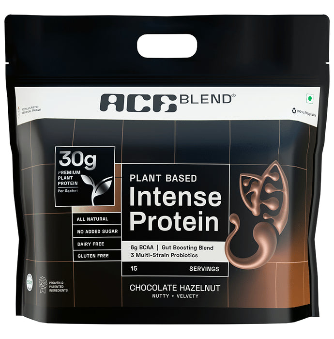Ace Blend Plant Based Intense Protein Chocolate Hazelnut - Classic Derma