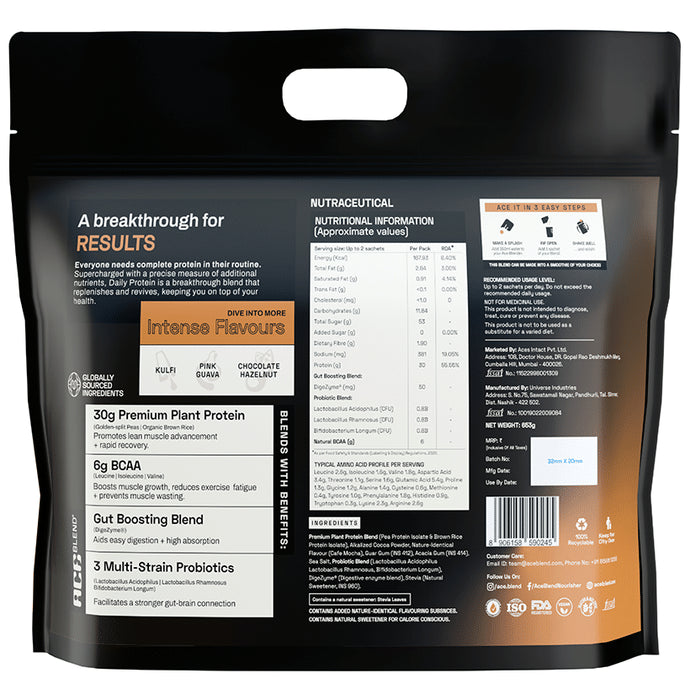 Ace Blend Plant Based Intense Protein Mocha