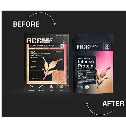 Ace Blend Plant Intense Protein Powder with BCAA Assorted