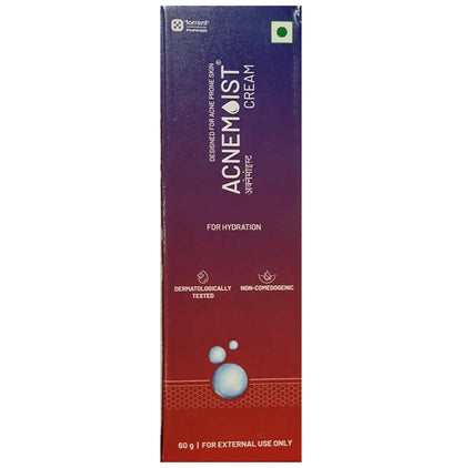 Acnemoist Cream | Non-Comedogenic | Dermatologically Tested | For Sensitive & Acne Prone Oily Skin | Hydrating Face Care Product - Classic Derma