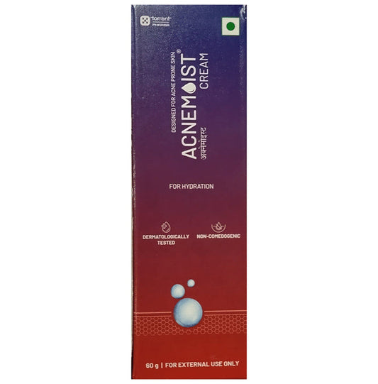 Acnemoist Cream | Non-Comedogenic | Dermatologically Tested | For Sensitive & Acne Prone Oily Skin | Hydrating Face Care Product - Classic Derma