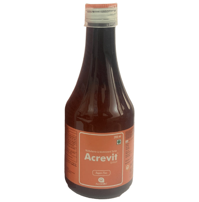 Acrevit Syrup Sugar Free