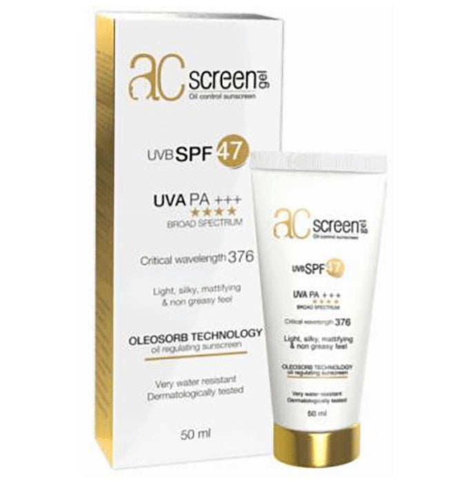 Acscreen Oil Control Sunscreen Gel (50ml Each) SPF 47