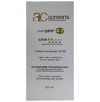 Acscreen Oil Control Sunscreen Gel (50ml Each) SPF 47