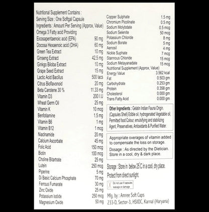 Acti + Softgel Capsule